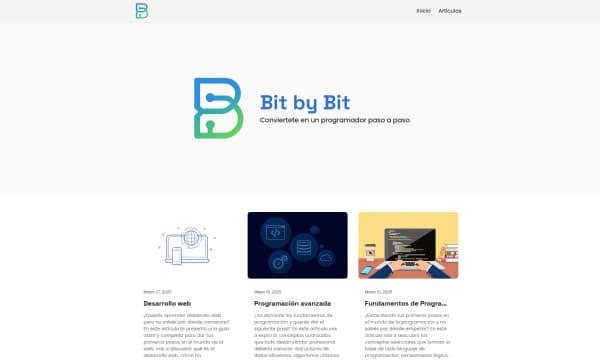 Bit by Bit page